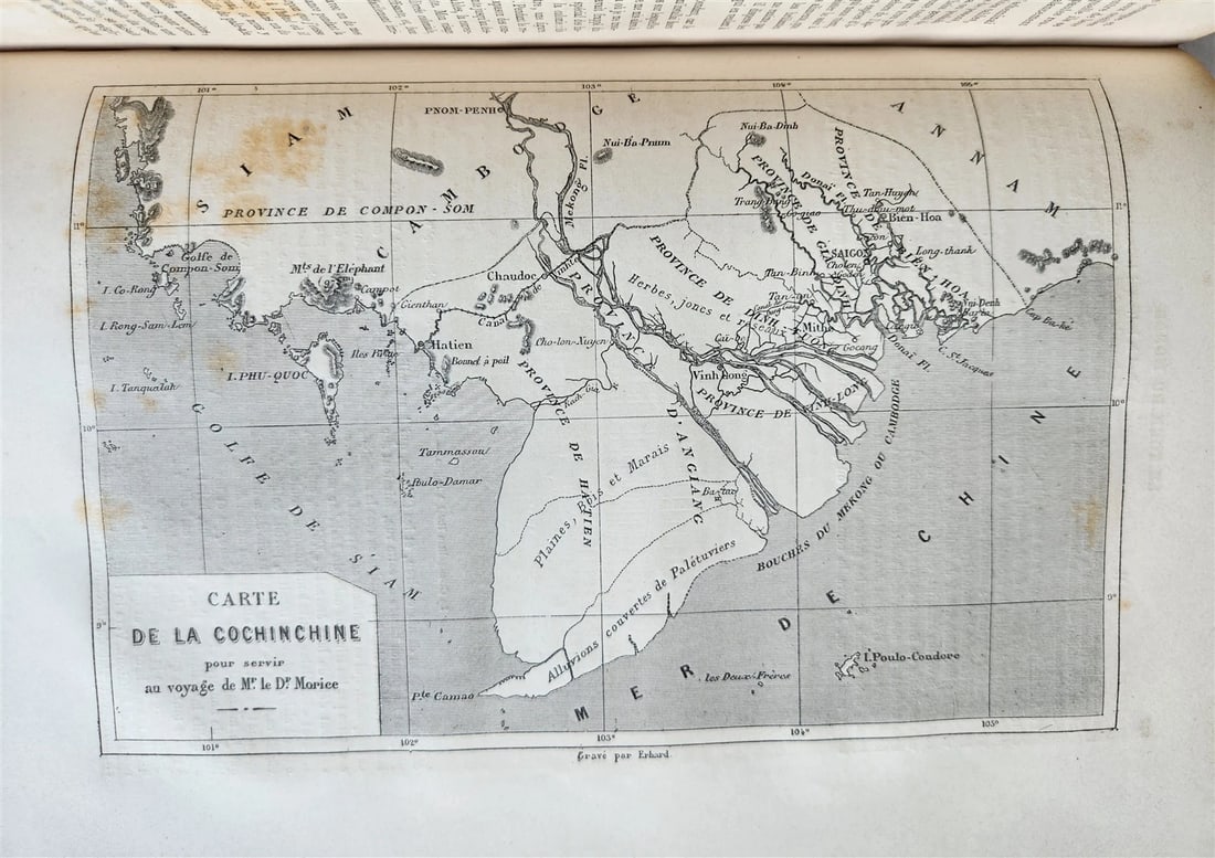 1875 HISTORY of VOYAGES ILLUSTRATED antique AFRICA TAIWAN AUSTRALIA VIETNAM - 6