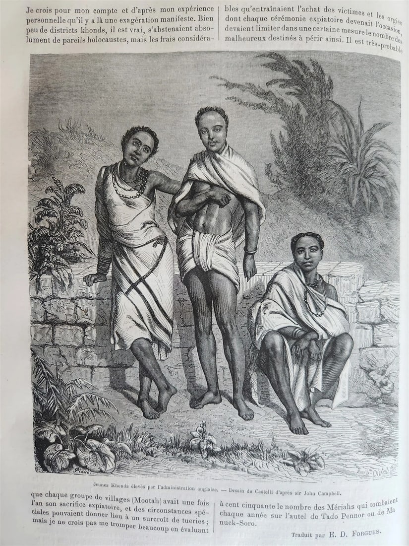 1864 HISTORY of VOYAGES ILLUSTRATED antique CHINA INDIA JAVA SOUTH AMERICA etc. - 7