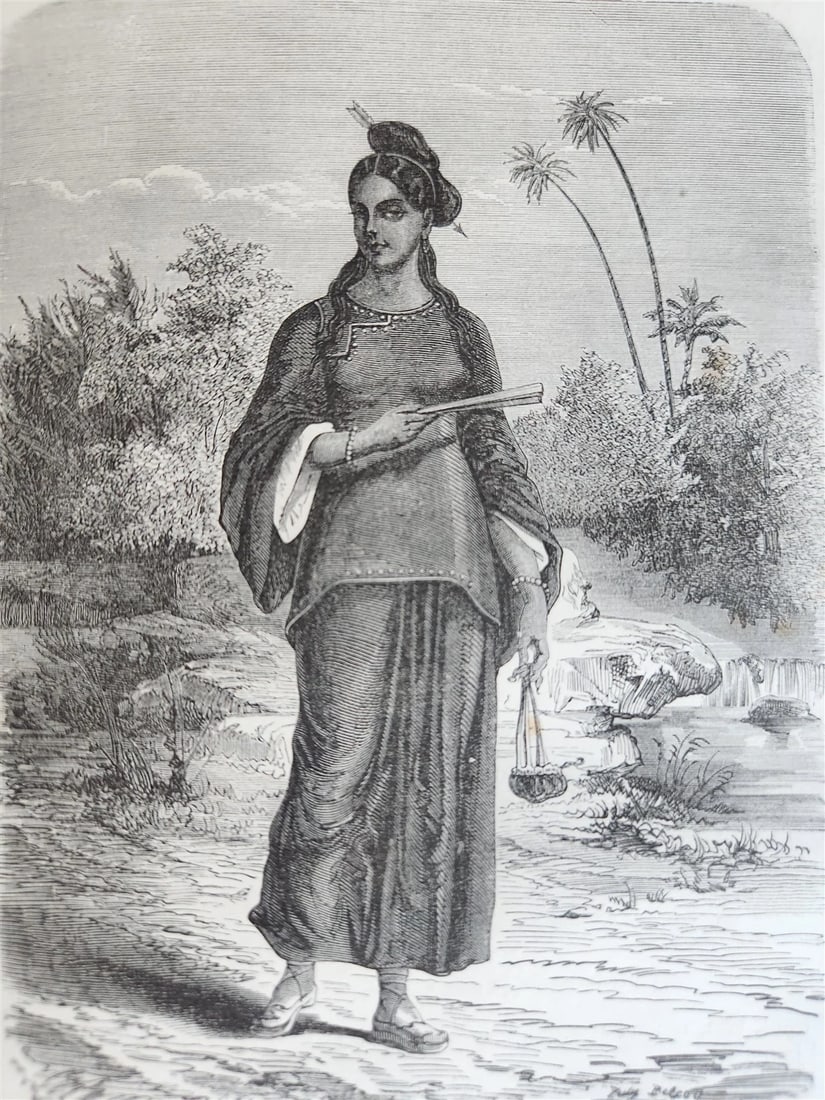 1863 HISTORY of VOYAGES ILLUSTRATED antique SIAM UNITED STATES INDIA TURKEY - 11