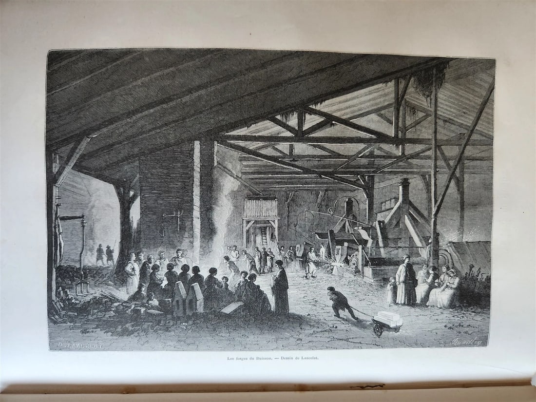 1861 HISTORY of VOYAGES ILLUSTRATED antique USA CANADA SENEGAL AUSTRALIA TRAVELS - 5