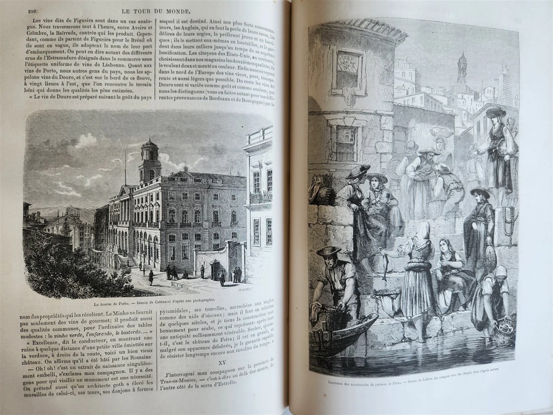 1861 HISTORY of VOYAGES ILLUSTRATED antique USA CANADA SENEGAL AUSTRALIA TRAVELS - 7