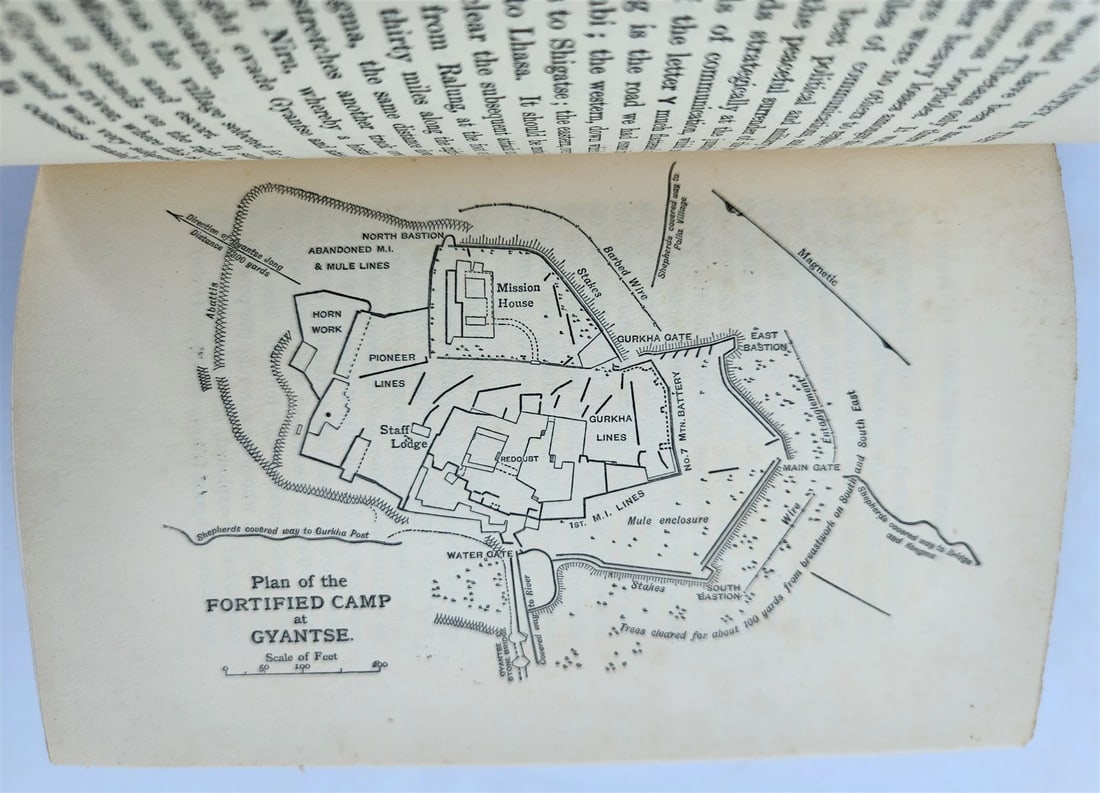 1906 WITH MOUNTED INFANTRY in TIBET by W.J. Ottley antique ILLUSTRATED - 6