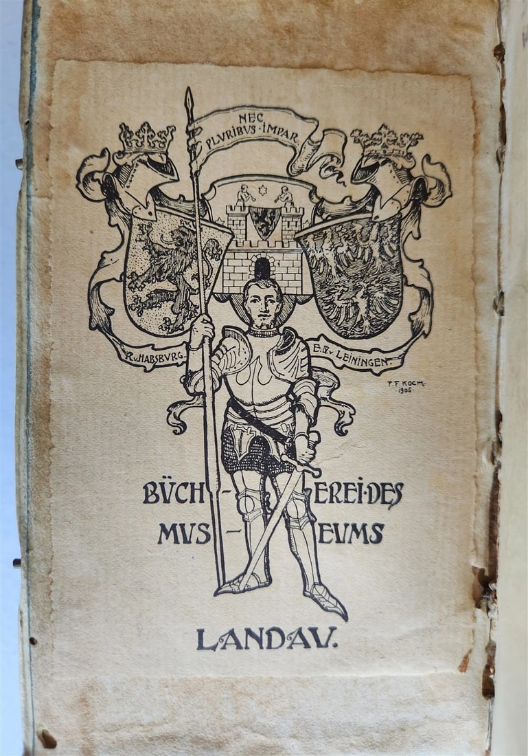 1708 LIFE of CAROLI KING of SPAIN & INDIES antique PIGSKIN BOUND ILLUSTRATED v.2 - 5