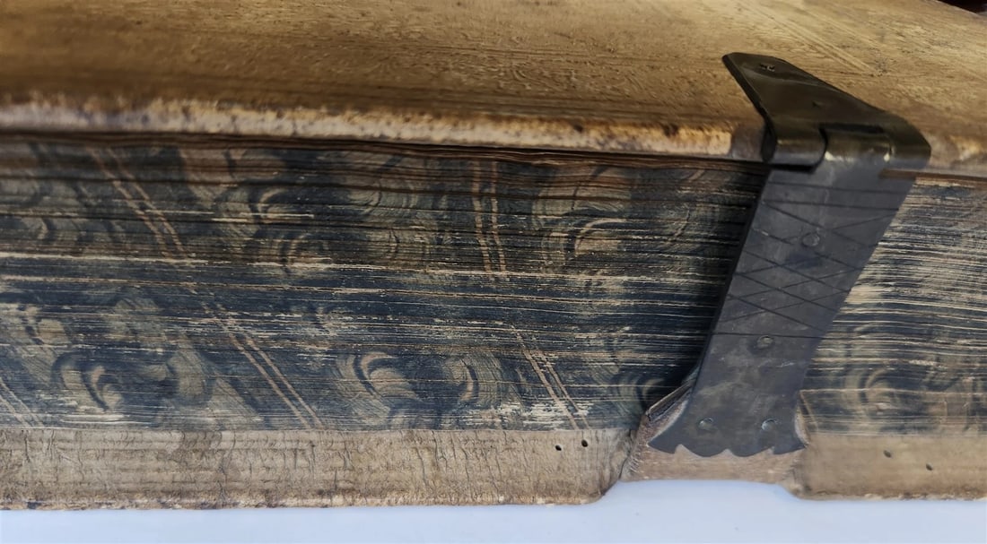 1727 COMMENTARIUS in IEREMIAM PROPHETAM THRENOS et BARUCH PIGSKIN FOLIO antique - 9