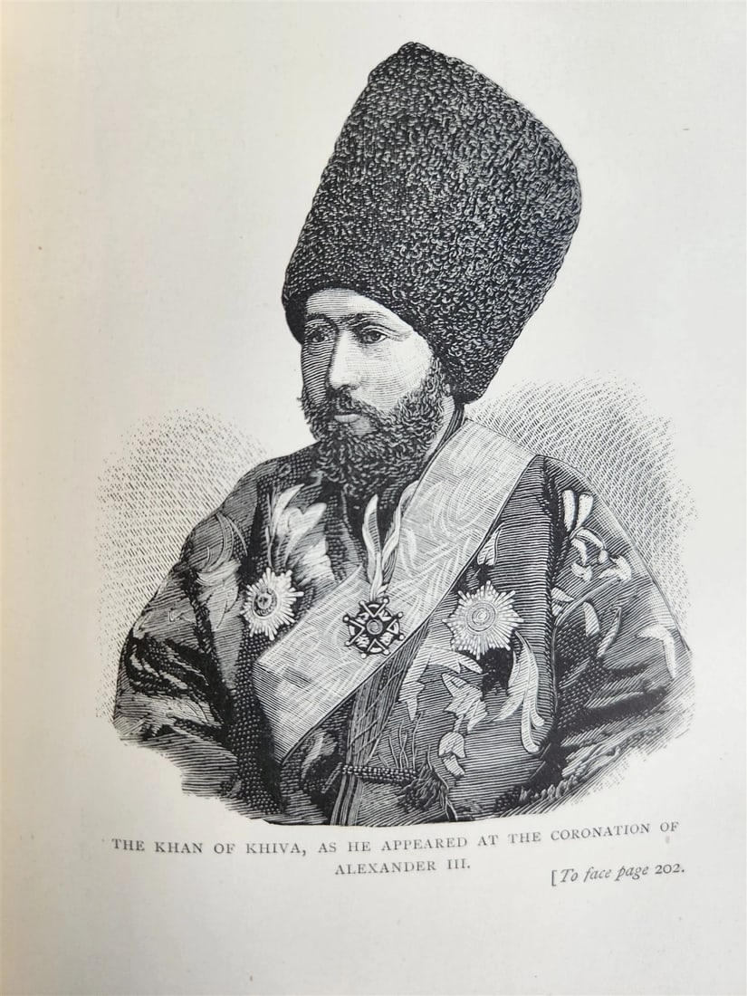 1886 RECONNOITRING CENTRAL ASIA antique ILLUSTRATED Russia and India - 9