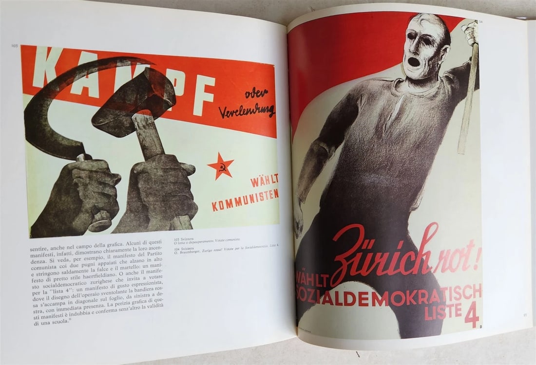 MANIFESTI RIVOLUZIONARI vintage ART & REFERENCE ALBUM RUSSIAN SPANISH POSTERS - 13