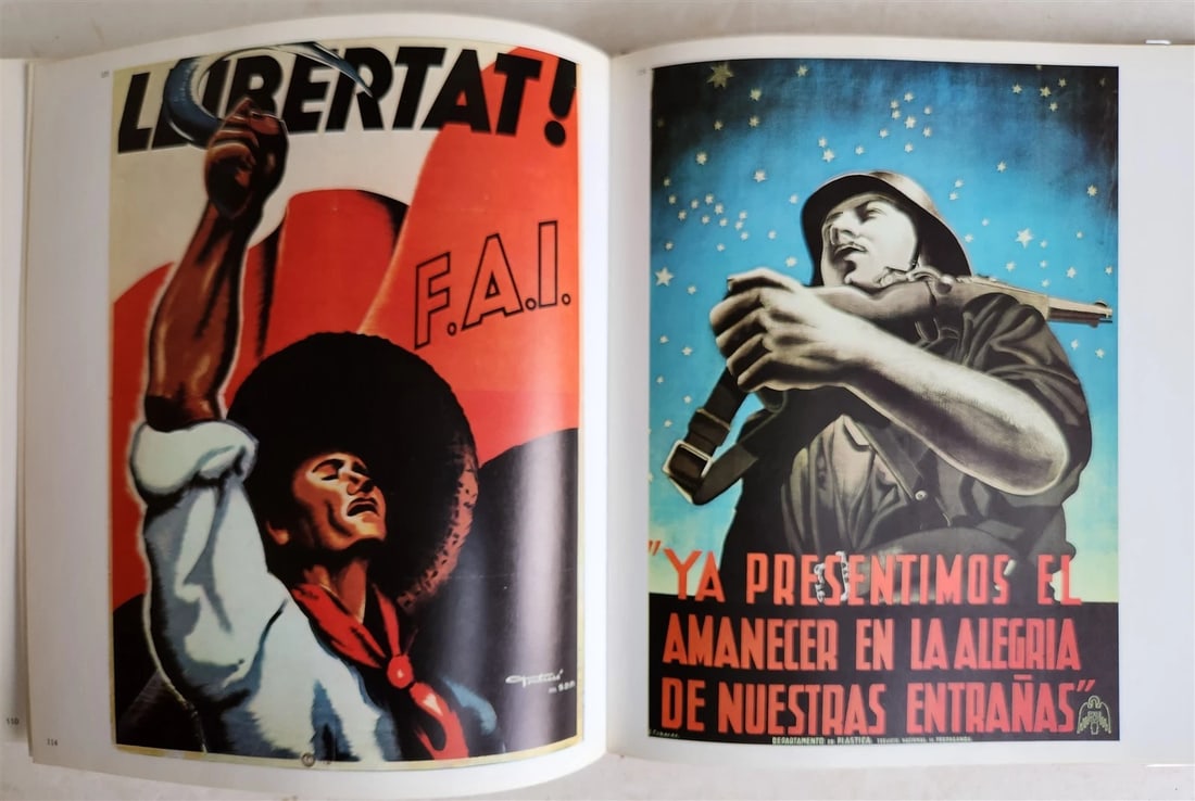 MANIFESTI RIVOLUZIONARI vintage ART & REFERENCE ALBUM RUSSIAN SPANISH POSTERS - 6