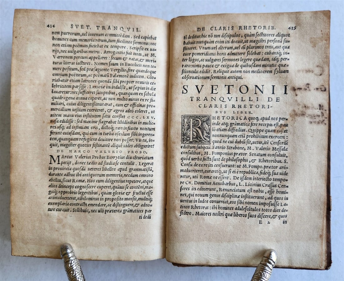 1542 HISTORY by PLINY SECUNDUS antique 16th CENTURY - 10