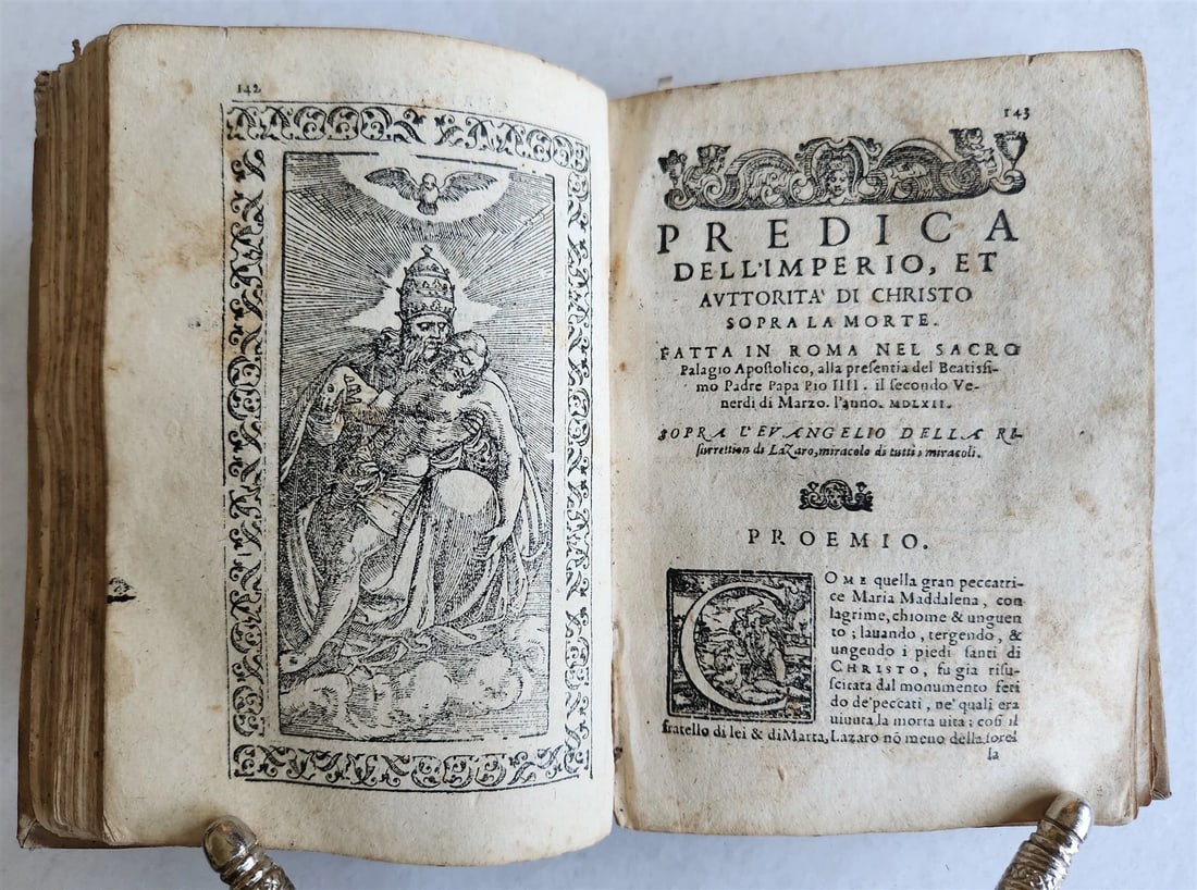 1581 SERMONS by MUSSO COPRNELIO antique 16th CENTURY vellum ILLUSTRATED scarce: Title: 1581 SERMONS by MUSSO COPRNELIO antique 16th CENTURY vellum ILLUSTRATED scarce Description: Il Terzo Libro delle Prediche del Reverendiss. Mons. Cornelio Musso Vescovo di Bitonto. by Musso Corn