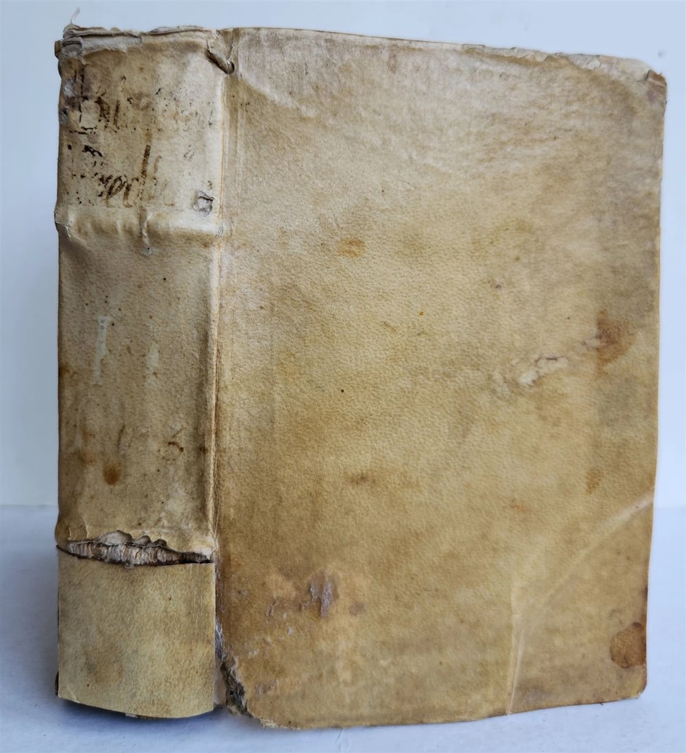 1581 SERMONS by MUSSO COPRNELIO antique 16th CENTURY vellum ILLUSTRATED scarce - 3