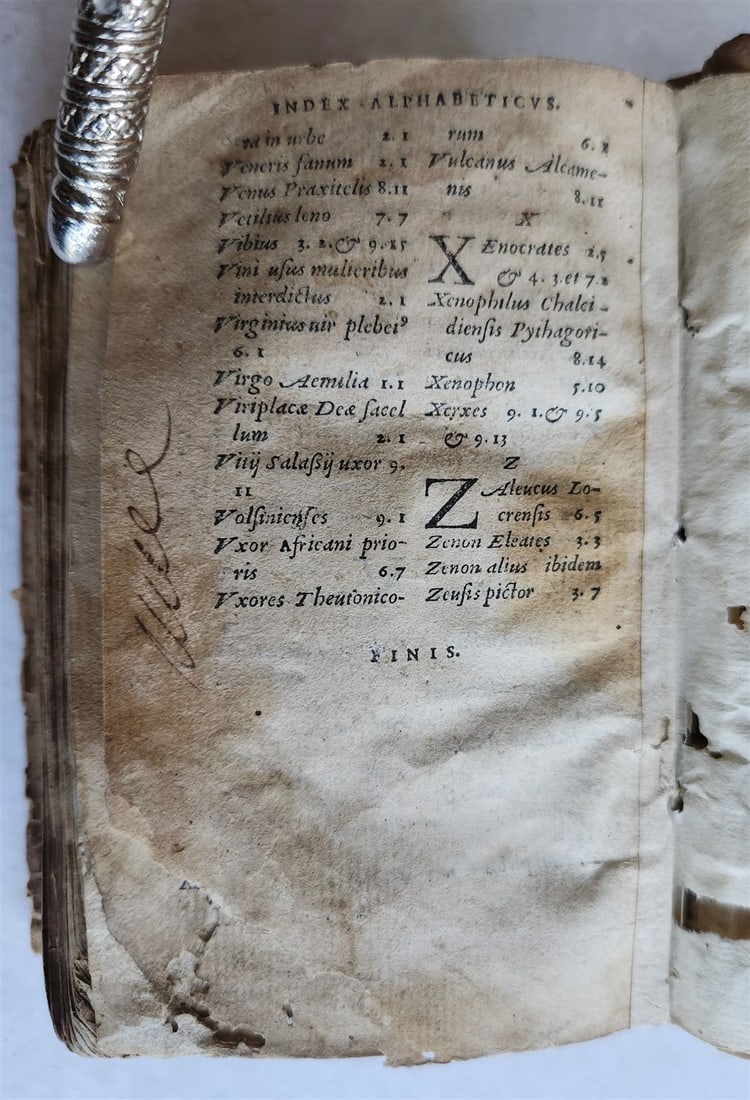 1547 Valerii Maximi dictorum factorumq memorabilium exempla antique 16th CENTURY - 4