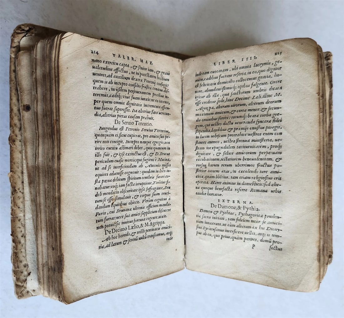 1547 Valerii Maximi dictorum factorumq memorabilium exempla antique 16th CENTURY - 7