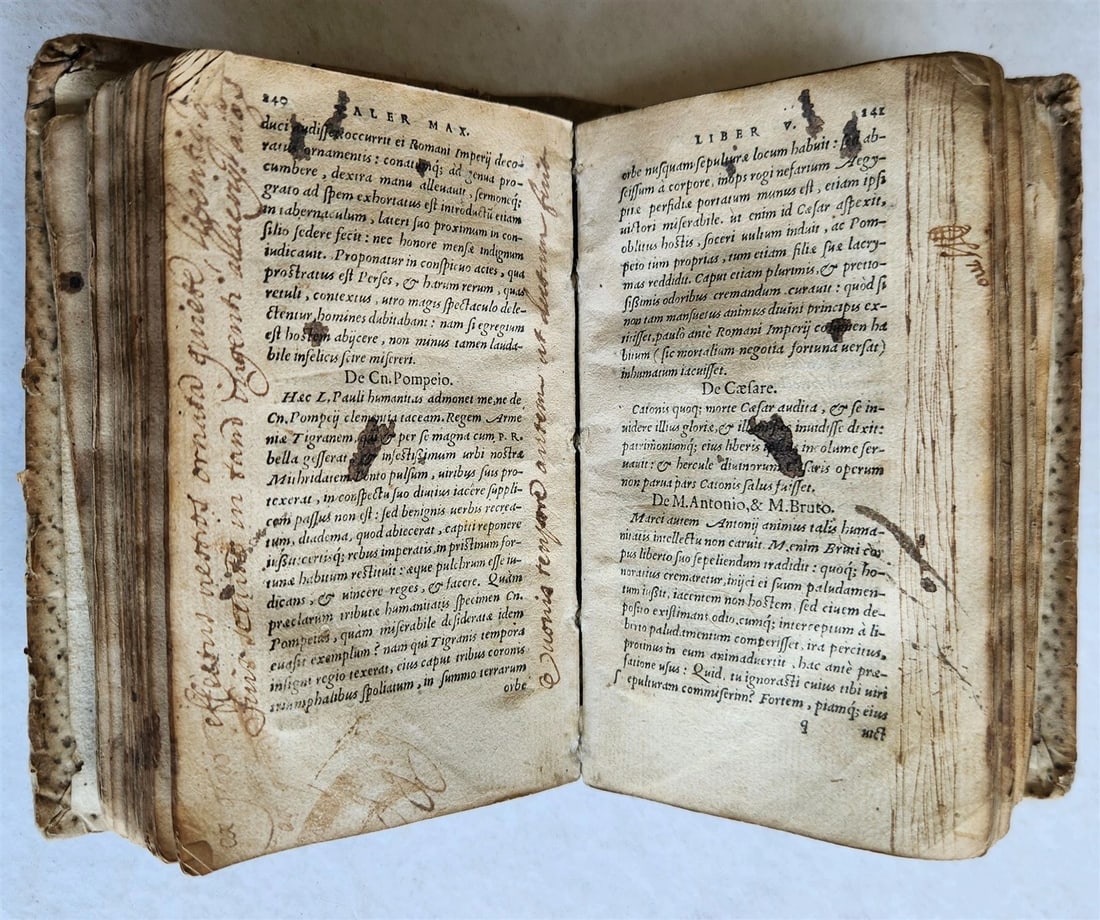 1547 Valerii Maximi dictorum factorumq memorabilium exempla antique 16th CENTURY - 8