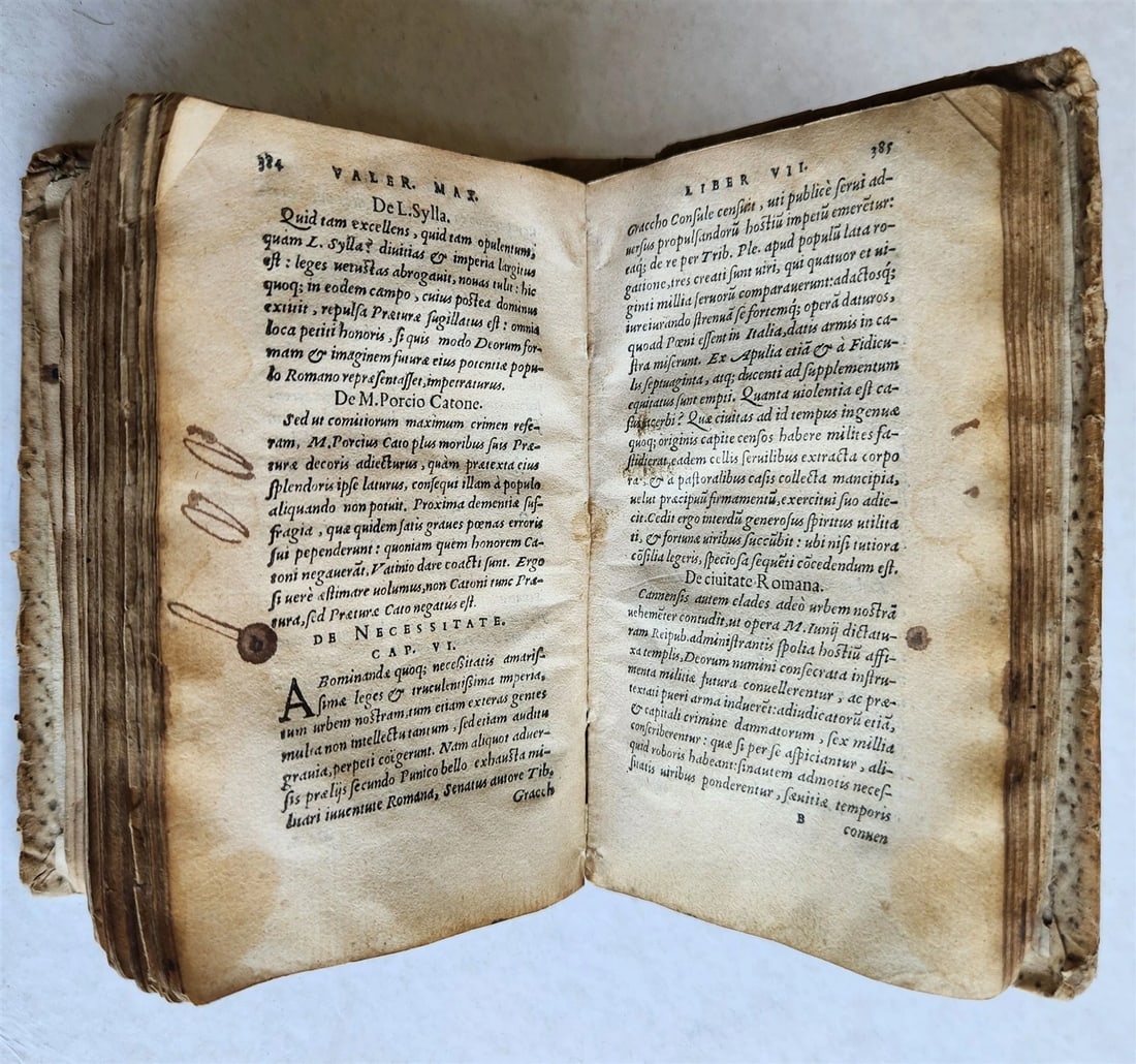 1547 Valerii Maximi dictorum factorumq memorabilium exempla antique 16th CENTURY - 9