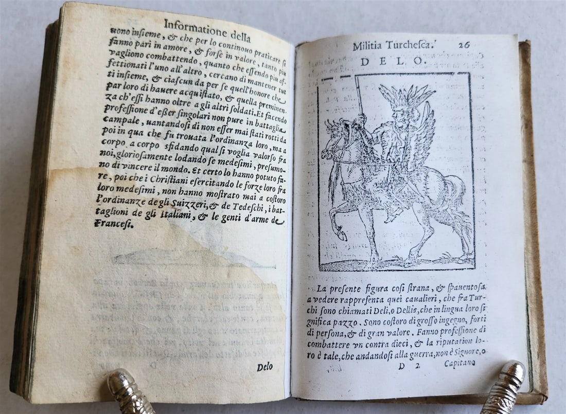 1582 ROMAN GREEK TURKISH MILITARY ILLUSTRATED antique 16th CENTURY - 14