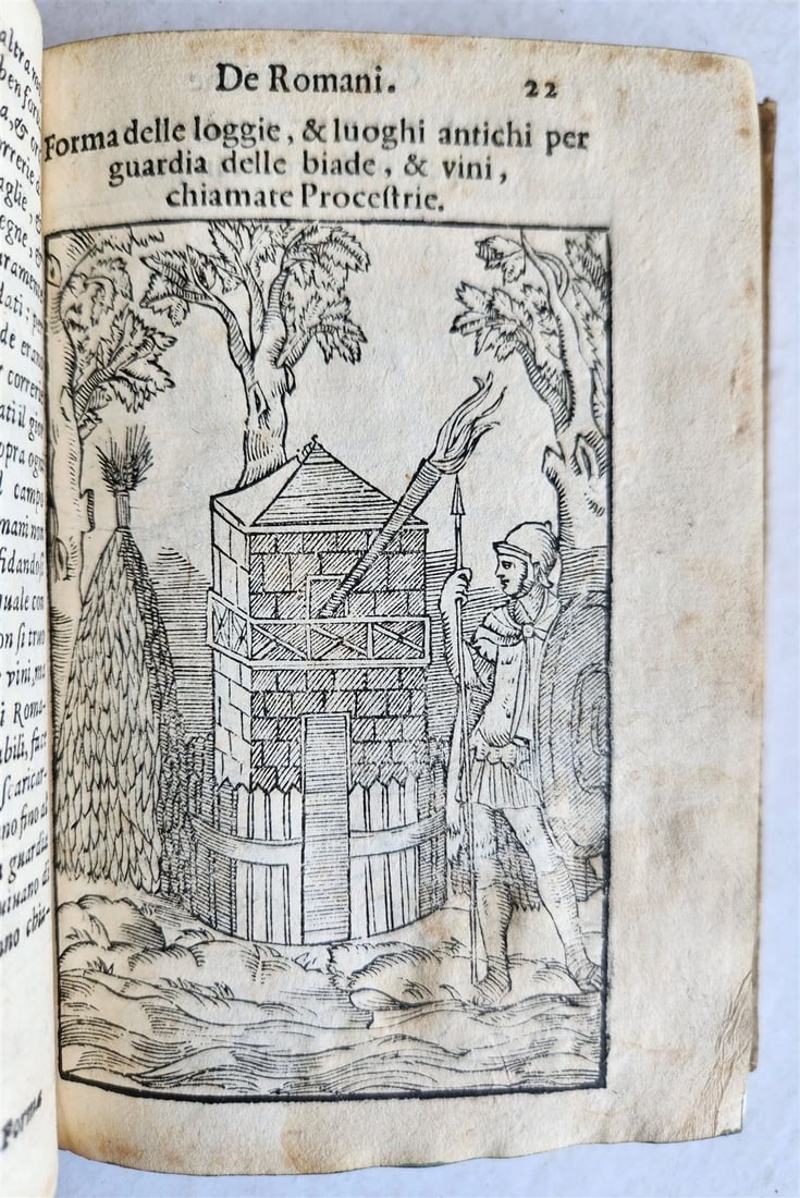 1582 ROMAN GREEK TURKISH MILITARY ILLUSTRATED antique 16th CENTURY - 6