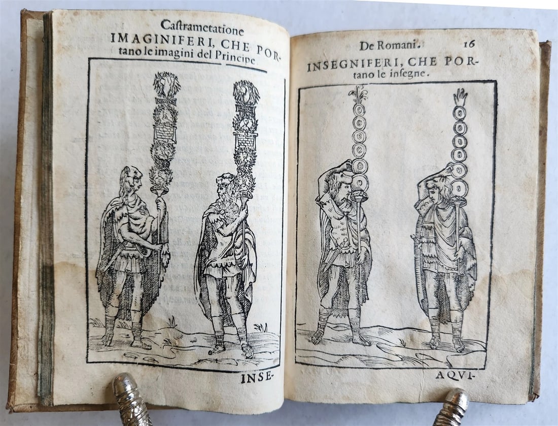 1582 ROMAN GREEK TURKISH MILITARY ILLUSTRATED antique 16th CENTURY - 9
