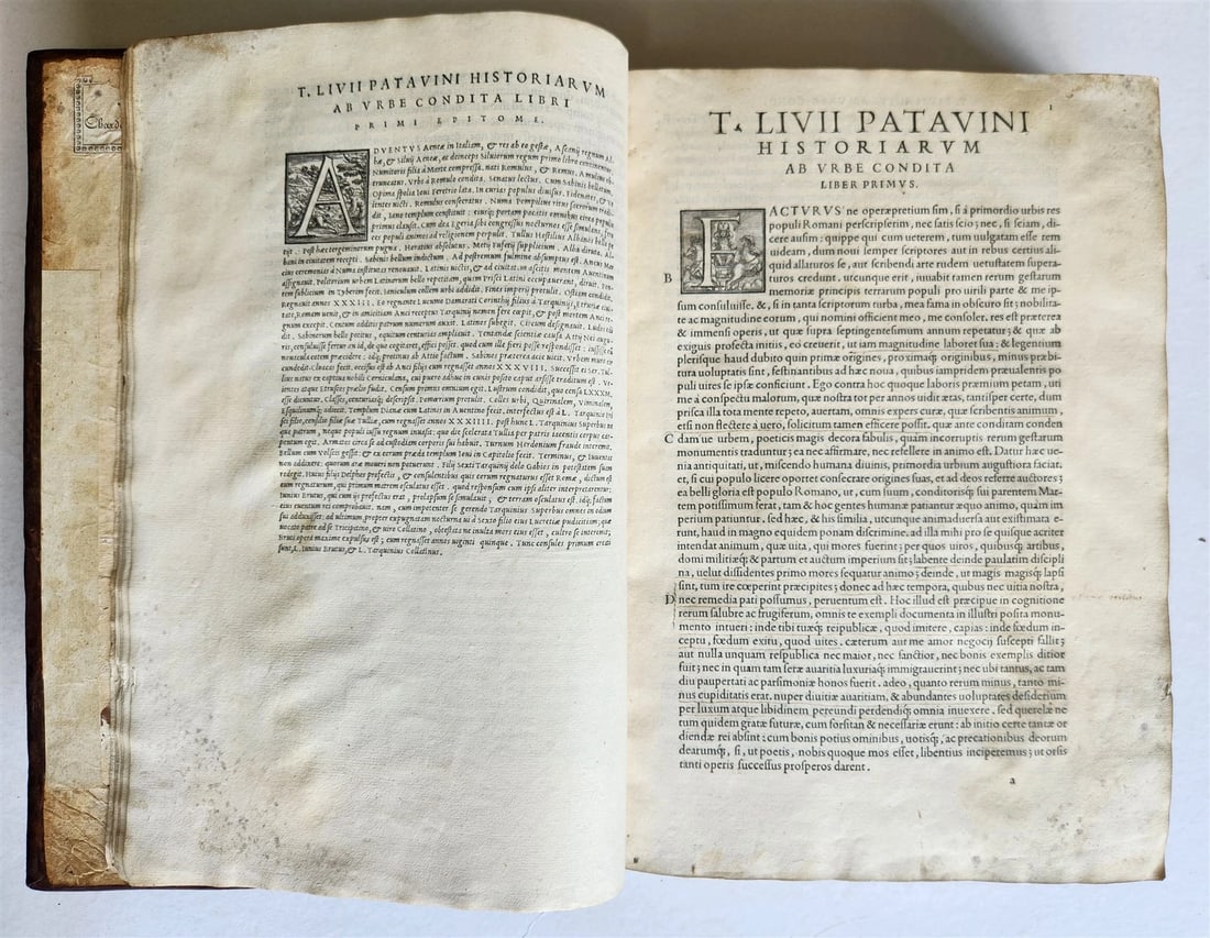 1555 ALDINE PRESS ROMAN HISTORY by TITUS LIVIUS ANTIQUE 16th CENTURY FOLIO Aldus - 7