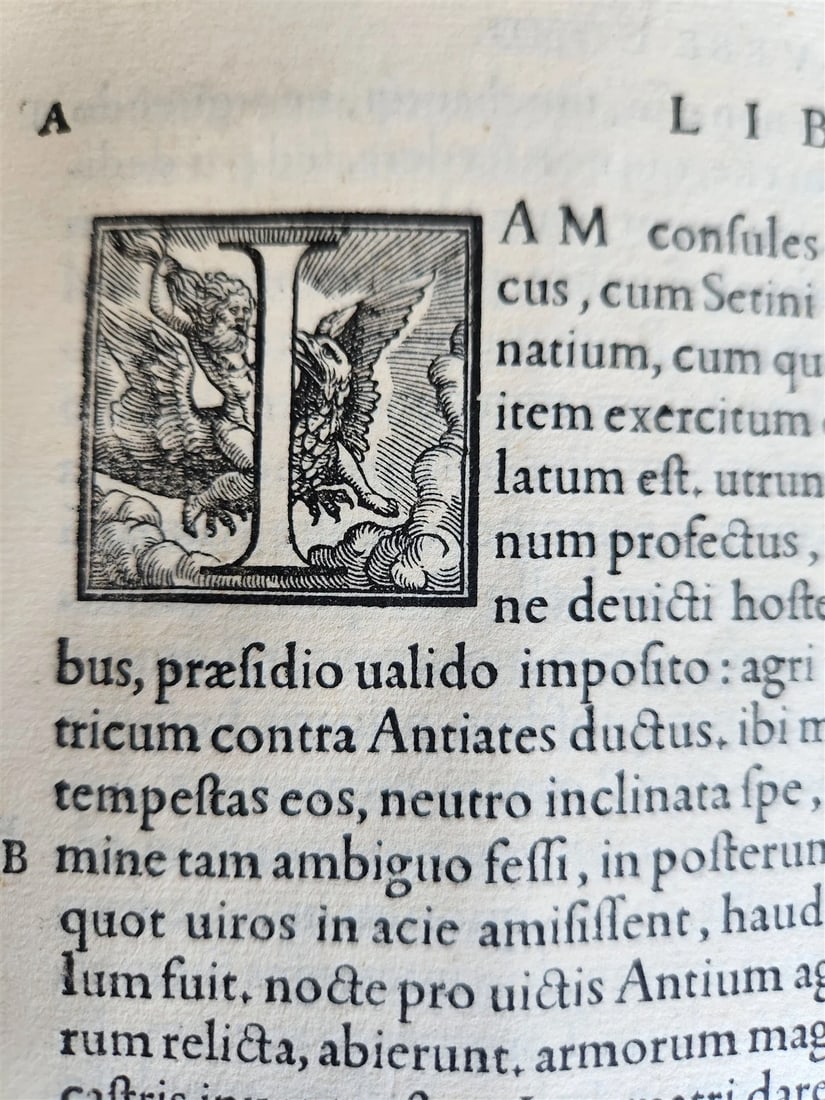 1555 ALDINE PRESS ROMAN HISTORY by TITUS LIVIUS ANTIQUE 16th CENTURY FOLIO Aldus - 8