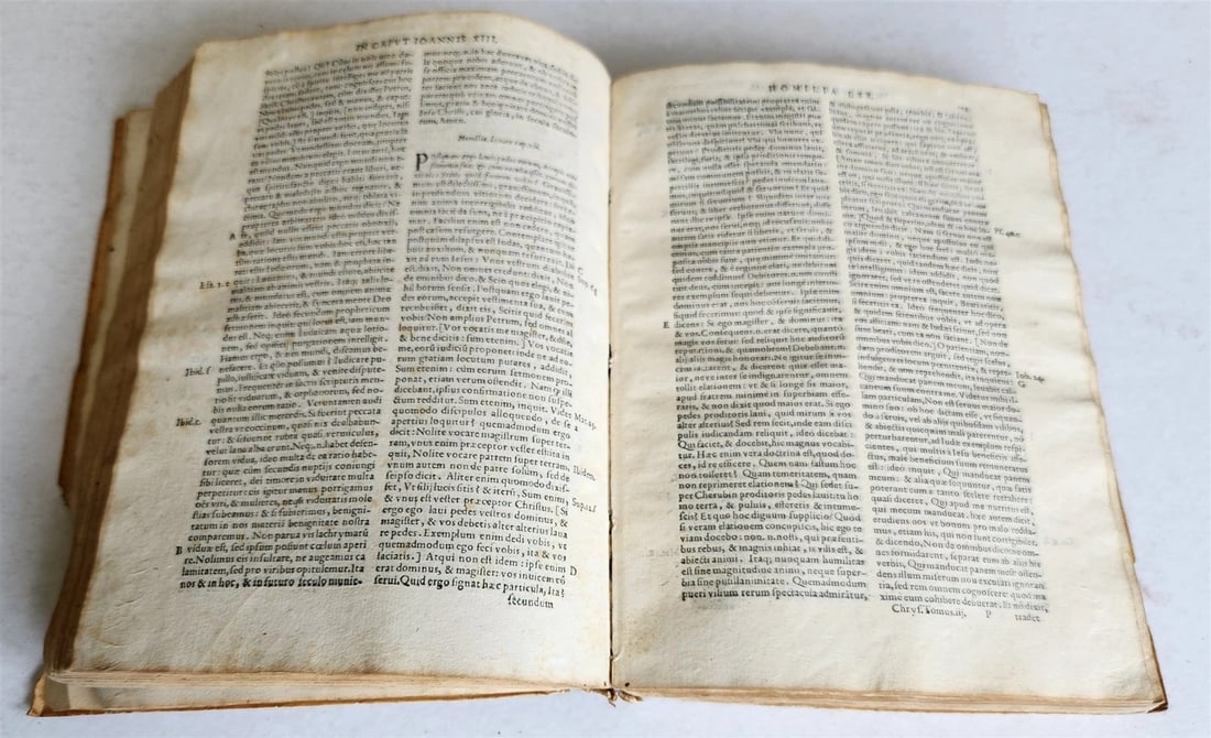 1583 Divi Ioannis Chrysostomi Archiepiscopi Constantinopolitani ANTIQUE 16th C. - 6