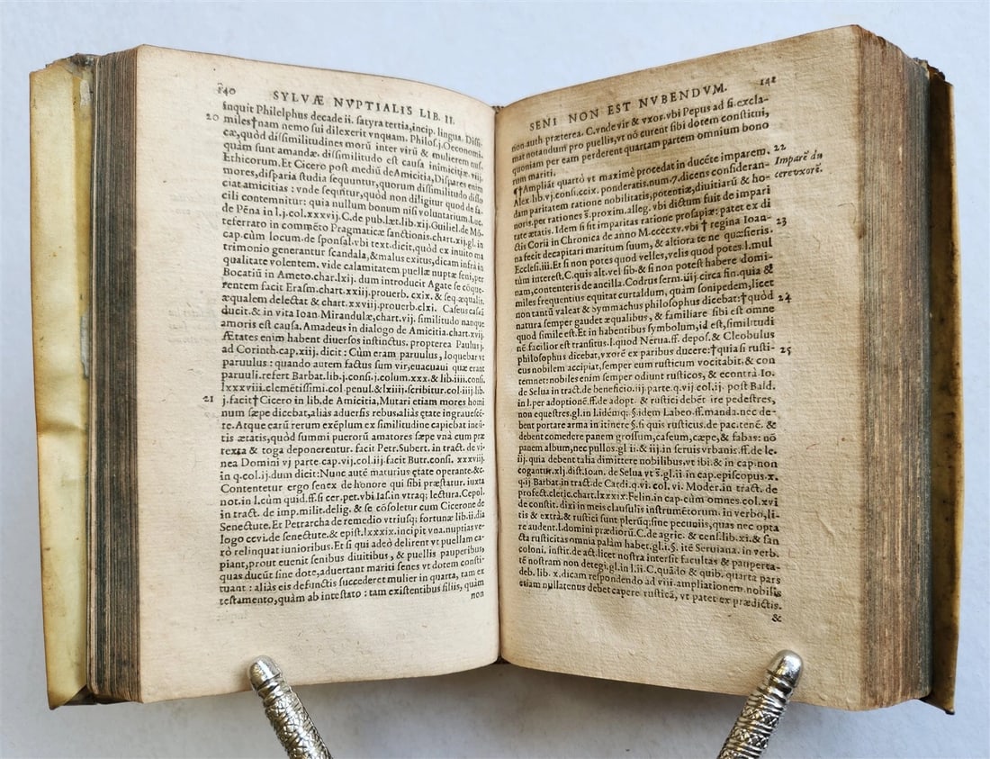 1602 TREATISE on MARRIAGE Sylva nuptialis FAMILY LAW antique Giovanni Nevizzano - 10