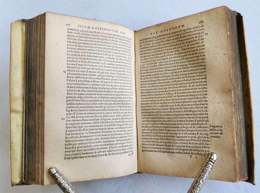 1602 TREATISE on MARRIAGE Sylva nuptialis FAMILY LAW antique Giovanni Nevizzano - 9