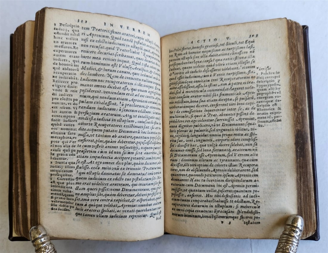 1560 CICERO antique 16th CENTURY M. TULLII CICERONIS ORATIONUM - 7