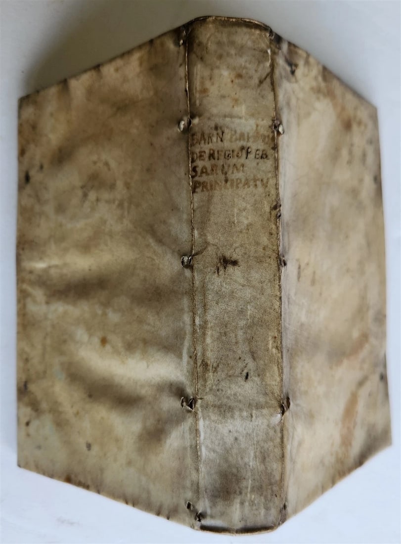 1595 PERSIAN EMPIRE HISTORY antique VELLUM BOUND 16th CENTURY rare - 2