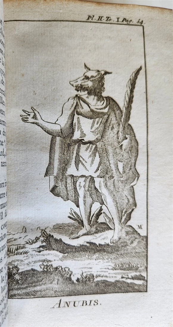 1765 OCCULT illustrated ORIGIN of IDOLATRY ANCIENT MYTHS BELIEFS antique 2 VOLS - 3