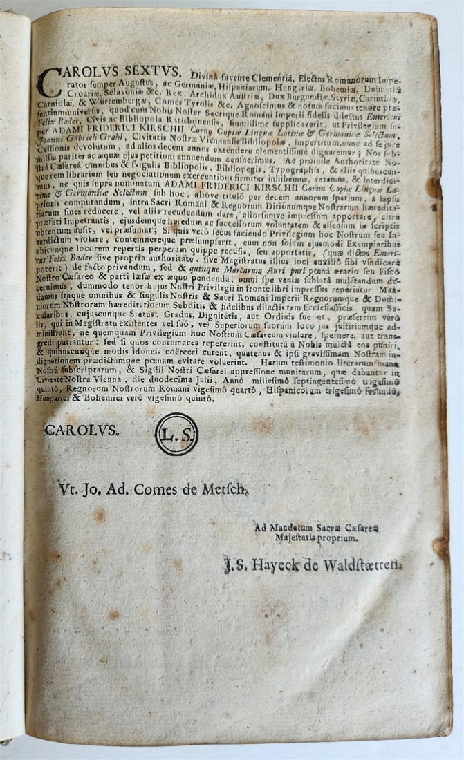 1741 LATIN GERMAN DICTIONARY incl. ANCIENT & MEDIEVAL antique PIGSKIN BINDING - 6