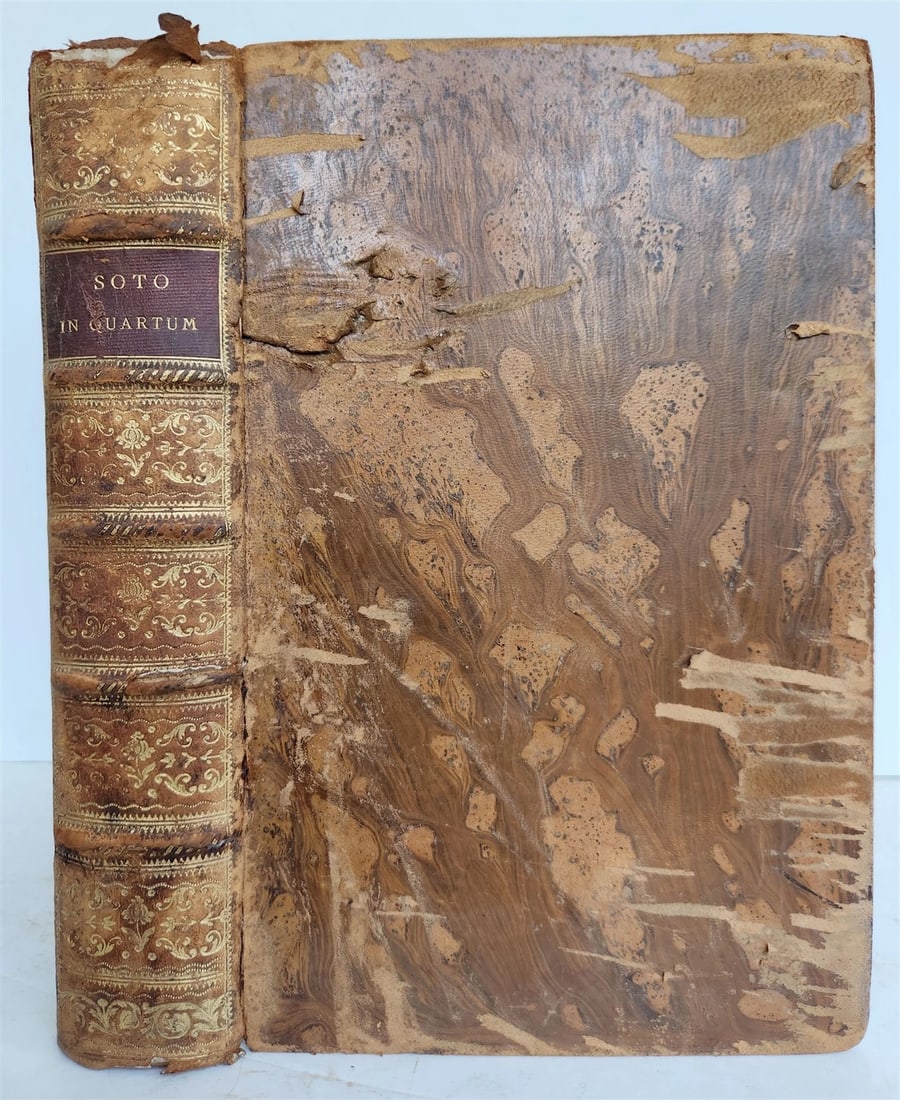 1573 School of Salamanca PHILOSOPHY Domingo de Soto antique FOLIO 16th CENT rare - 2