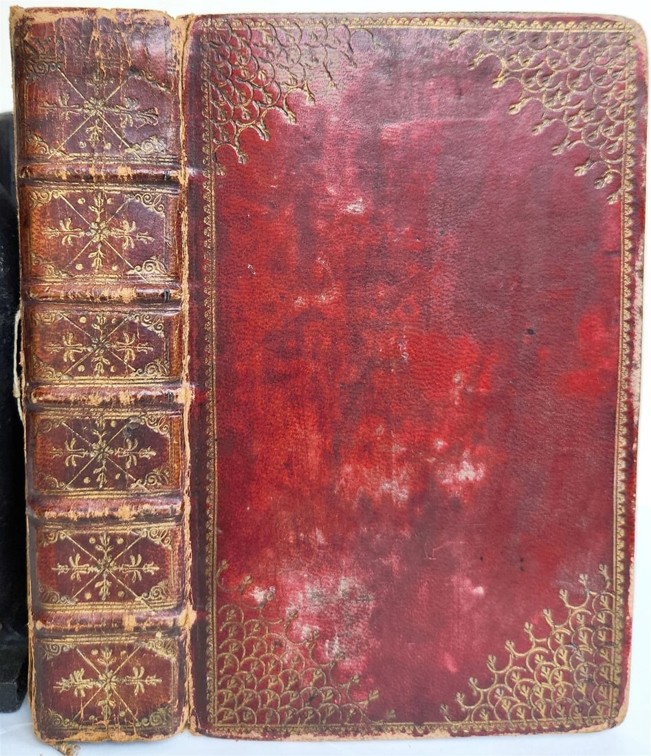 1647 BIBLE in ENGLISH w/ ORIGINAL BINDING antique OLD & NEW TESTAMENT 17th CENT. - 3