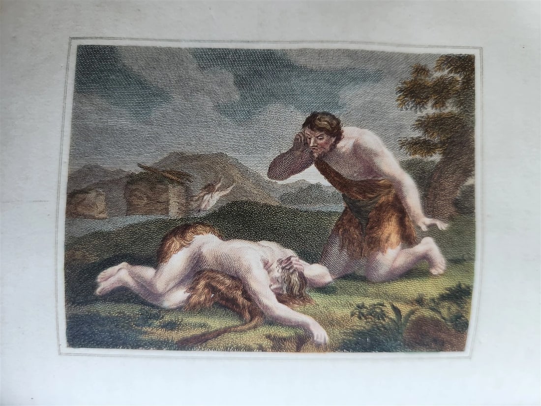 1802 BOOK of COMMON PRAYER w/ PSALTER ILLUSTRATED in COLOR antique in ENGLISH - 13