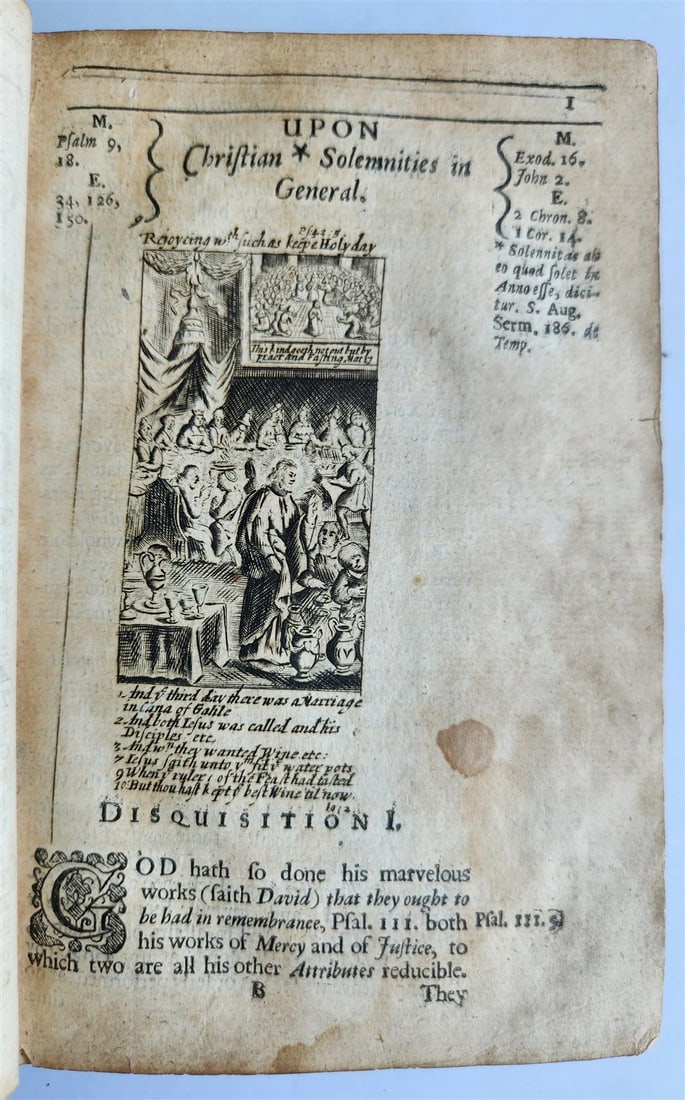 1678 ILLUSTRATED PRIMITIVE DEVOTION in FEASTS & FASTS antique in ENGLISH - 3