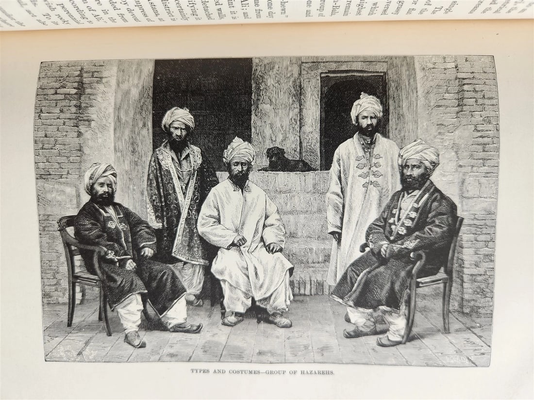 1884-85 EARTH & ITS INHABITANTS ASIA 4 ILLUSTRATED VOLUMES antique - 13