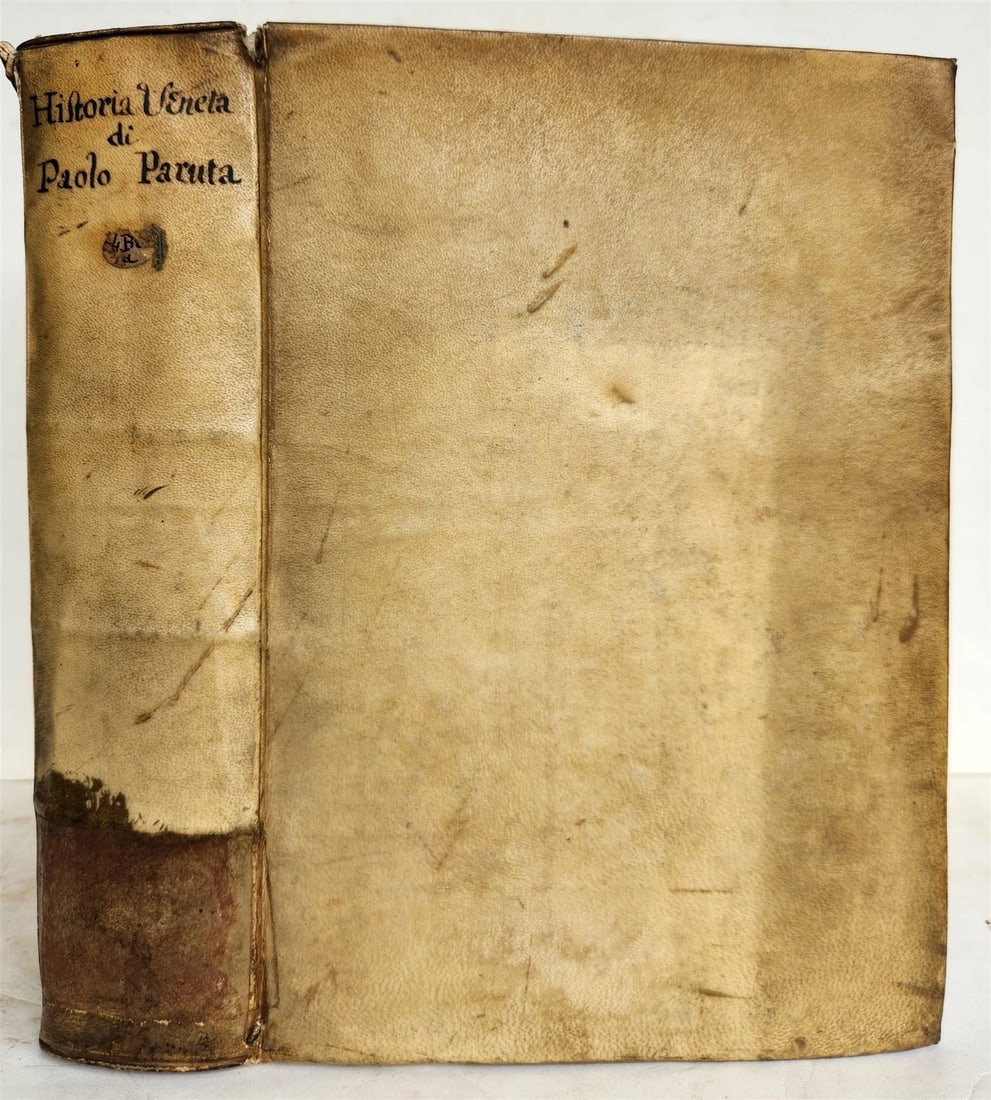 1645 HISTORY of VENICE by PAOLO PARUTA antique VELLUM BOUND 17th CENTURY - 2