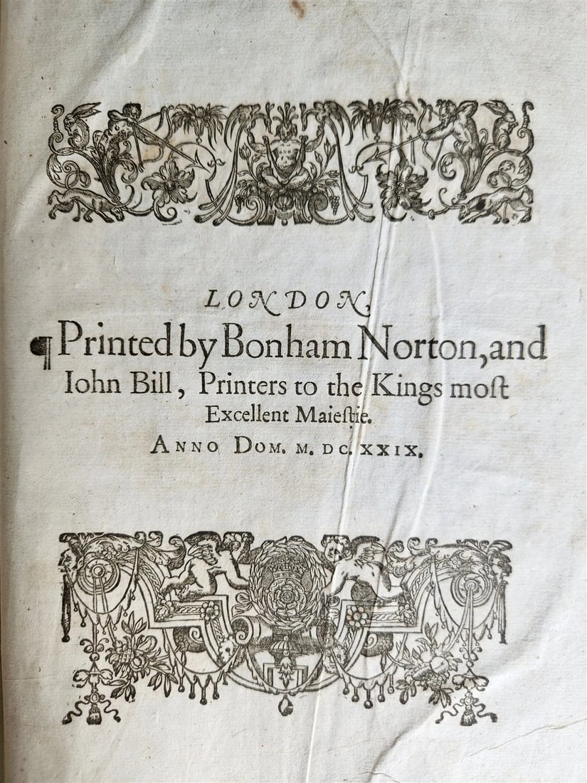 1629 HISTORIE of COUNCIL of TRENT in ENGLISH by N. BRENT FOLIO antique - 3