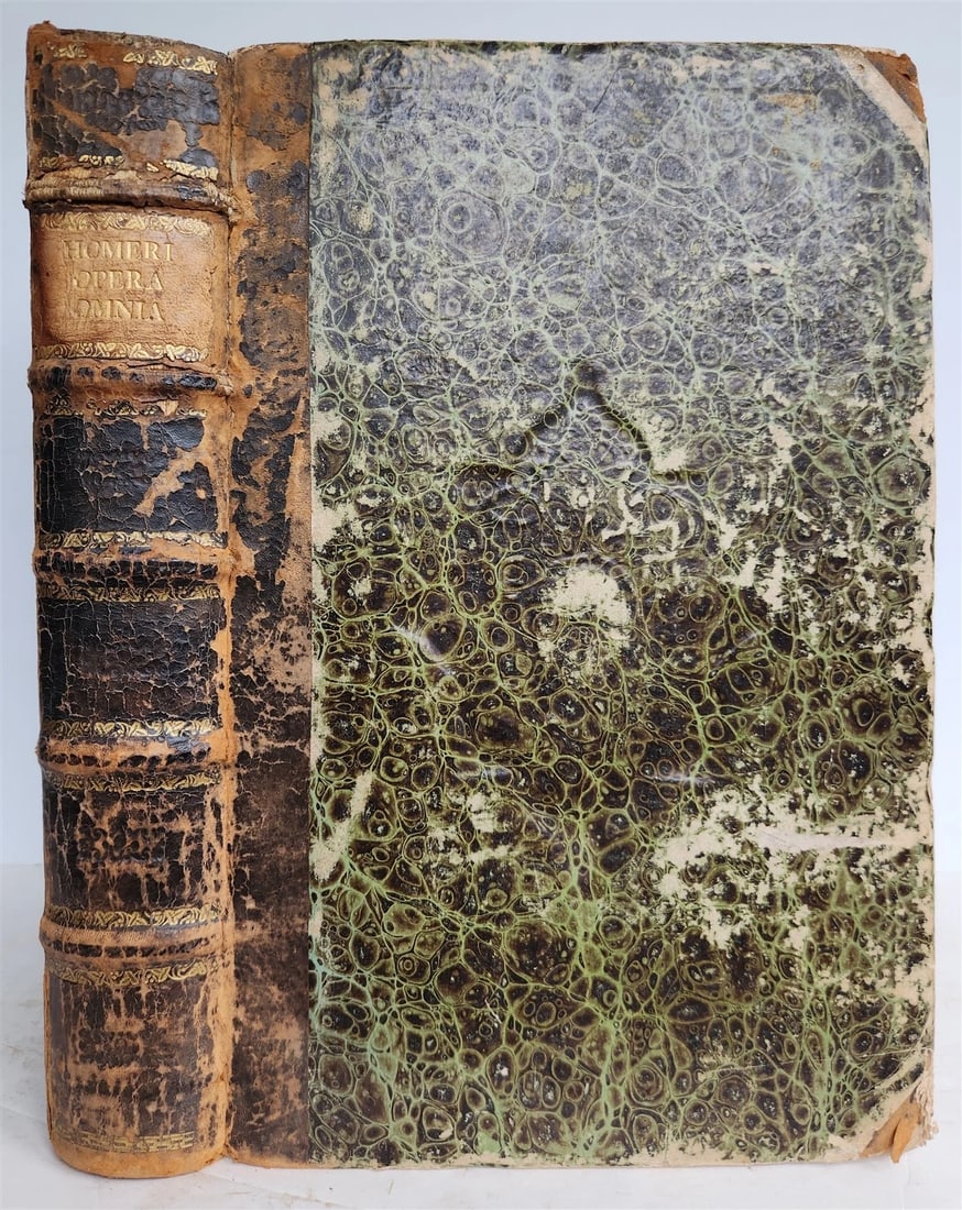 1606 HOMER ILLIAD & ODYSSEY antique in LATIN & GREEK early 17th CENTURY FOLIO - 2