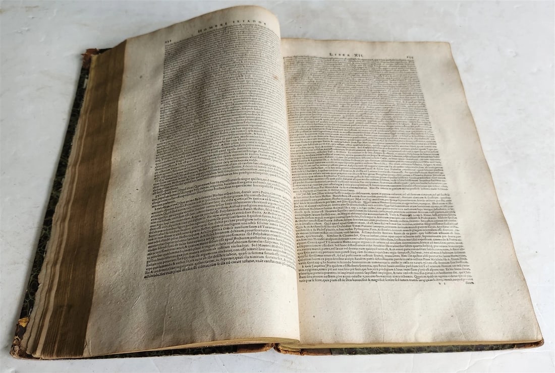 1606 HOMER ILLIAD & ODYSSEY antique in LATIN & GREEK early 17th CENTURY FOLIO - 7