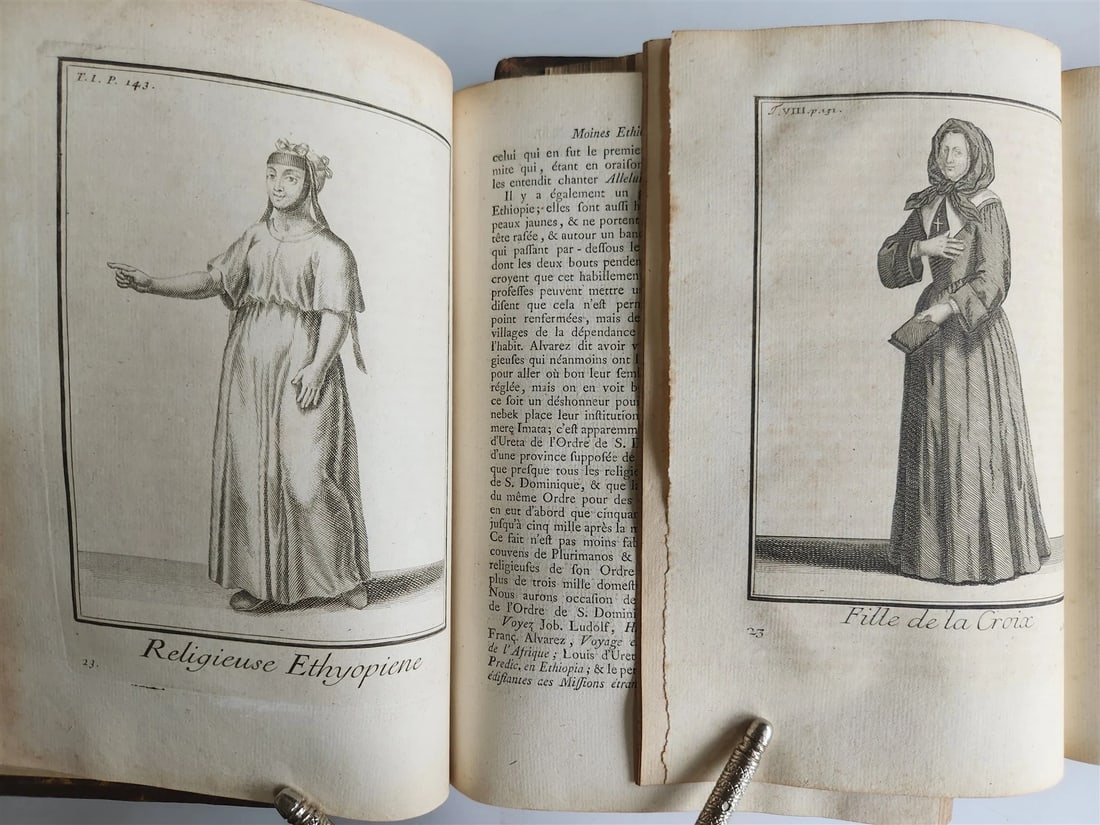 1792 RELIGIOUS & MILITARY ORDERS HISTORY 8 VOLS antique ILLUSTRATED 810 PLATES - 10