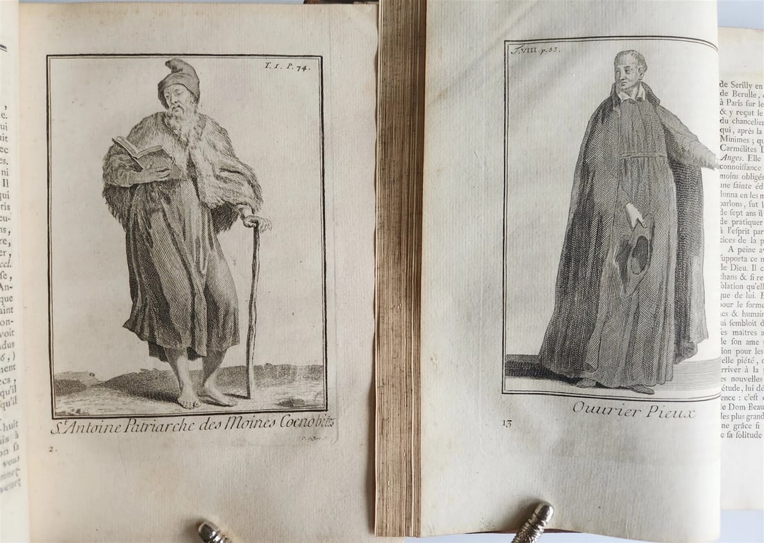 1792 RELIGIOUS & MILITARY ORDERS HISTORY 8 VOLS antique ILLUSTRATED 810 PLATES - 4