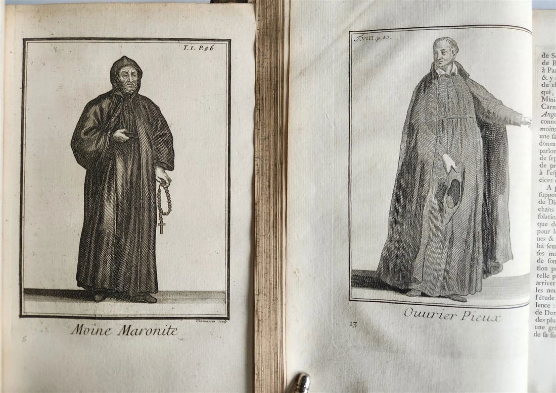 1792 RELIGIOUS & MILITARY ORDERS HISTORY 8 VOLS antique ILLUSTRATED 810 PLATES - 6