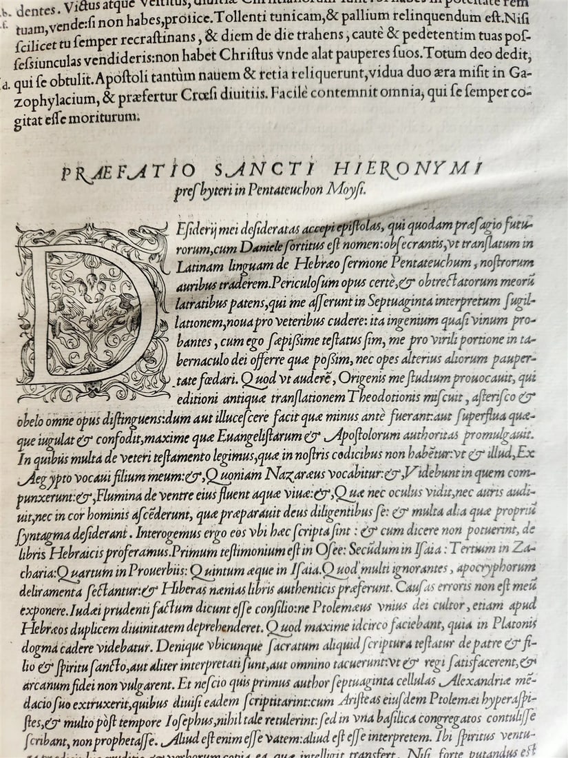 1565 BIBLE ILLUSTRATED MASSIVE FOLIO BIBLIA SACRA antique in LATIN 16th CENTURY - 10