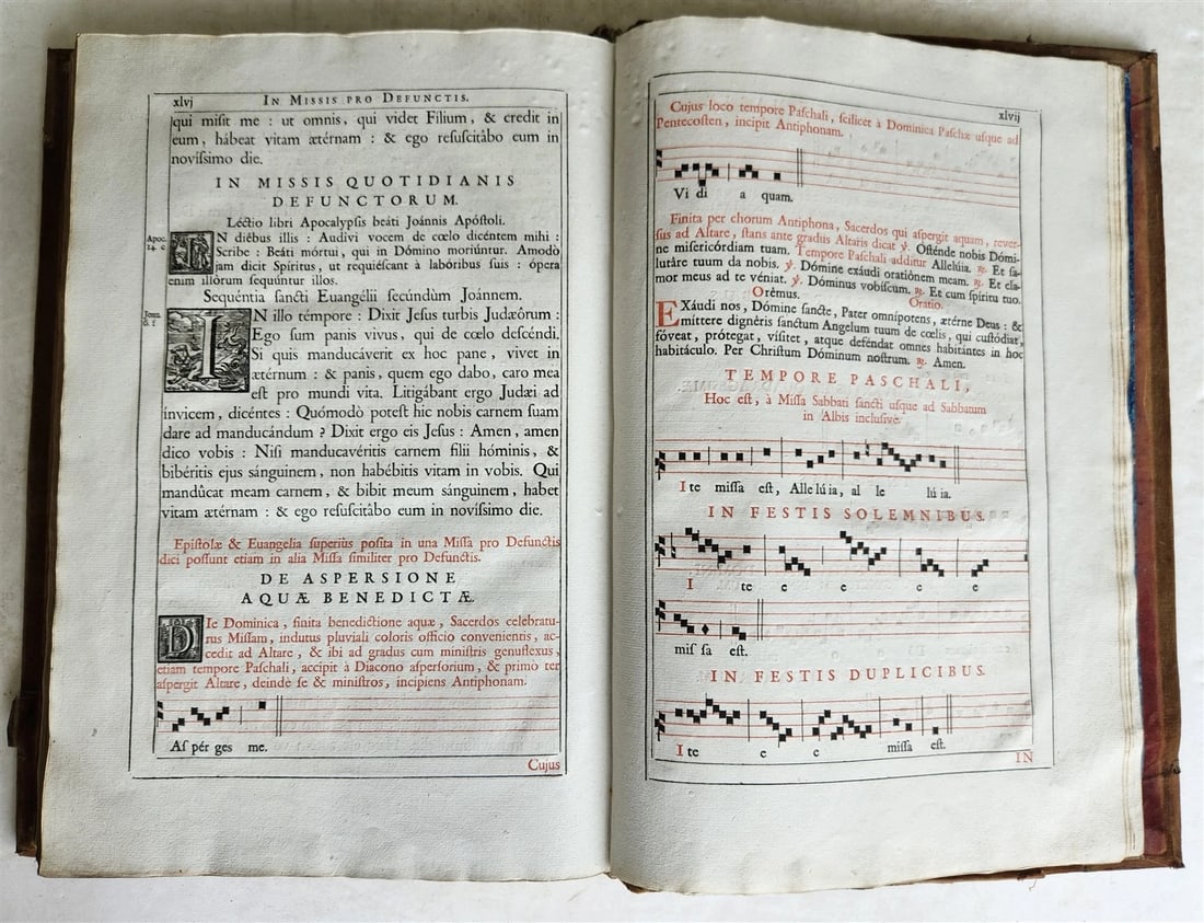 1781 PLANTIN Epistolae et Euangelia MISSAL antique LARGE FOLIO - 11