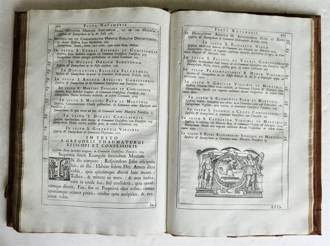 1781 PLANTIN Epistolae et Euangelia MISSAL antique LARGE FOLIO - 12