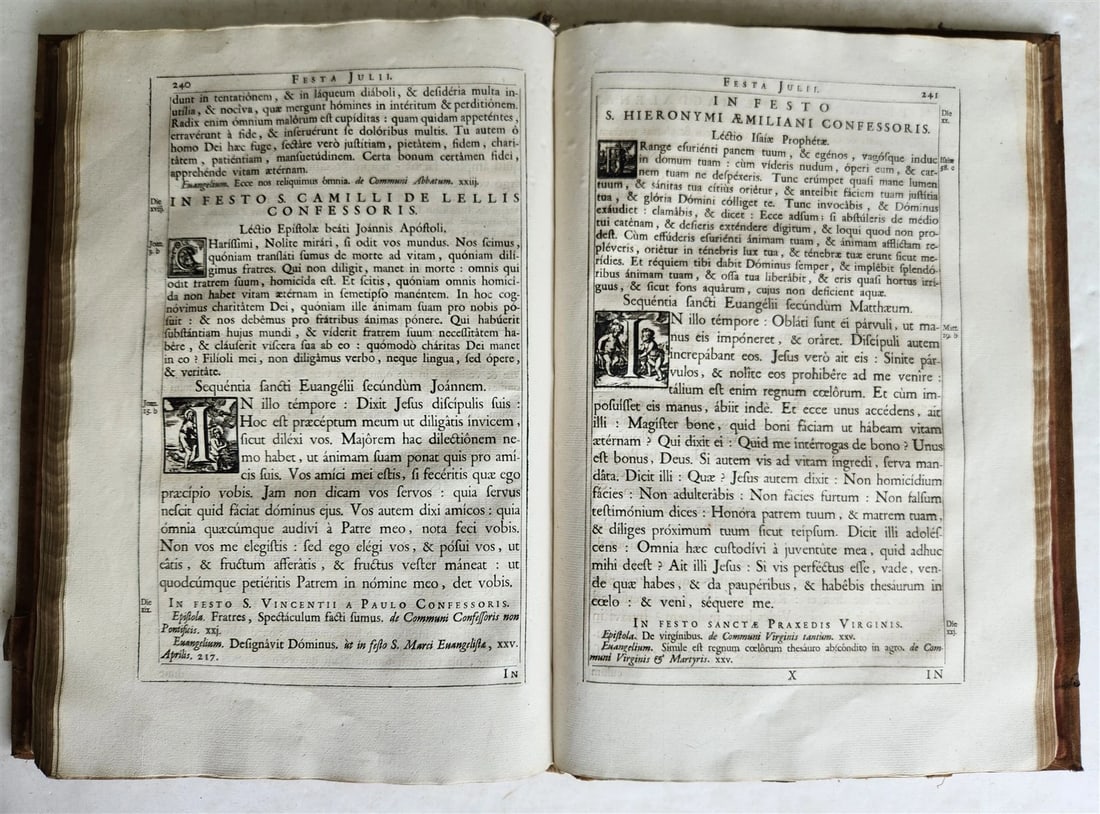 1781 PLANTIN Epistolae et Euangelia MISSAL antique LARGE FOLIO - 14