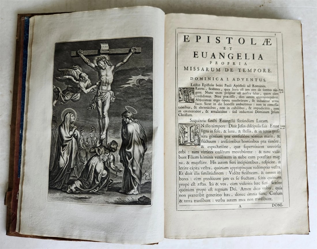 1781 PLANTIN Epistolae et Euangelia MISSAL antique LARGE FOLIO - 3