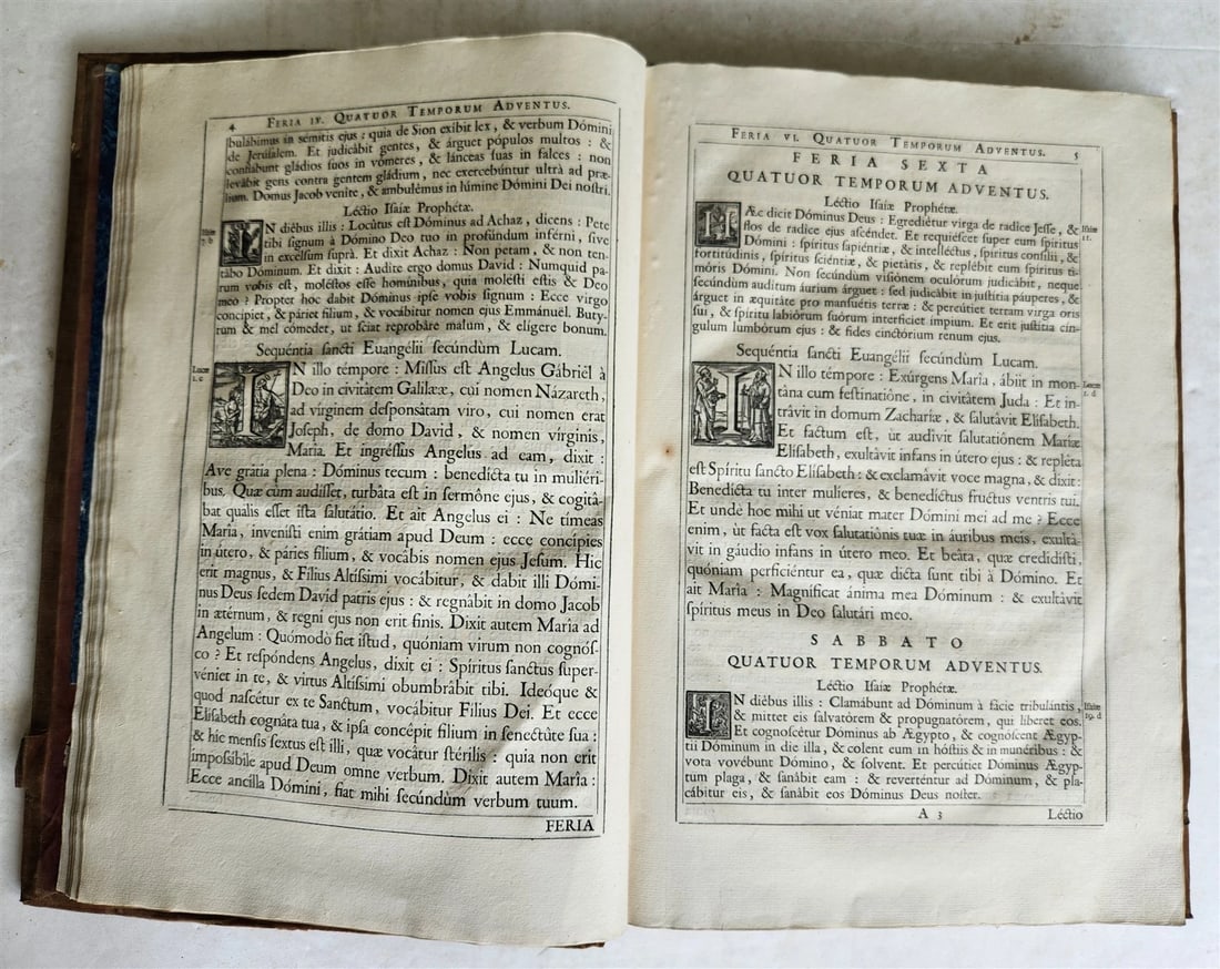 1781 PLANTIN Epistolae et Euangelia MISSAL antique LARGE FOLIO - 4