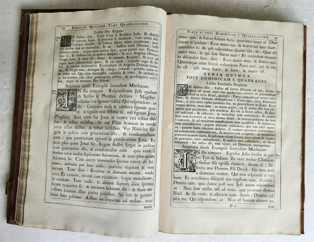 1781 PLANTIN Epistolae et Euangelia MISSAL antique LARGE FOLIO - 8