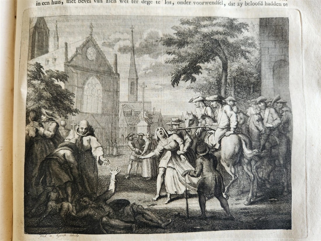 1721-1728 HISTORY OF THE WORLD ILLUSTRATED 5 FOLIO VOLUMES w/MAPS antique VELLUM - 5